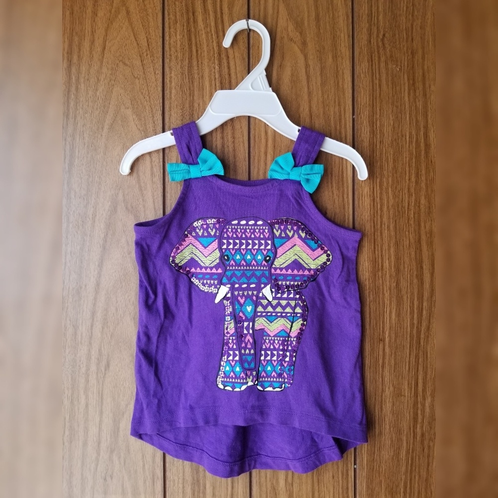 Falls Creek Purple Elephant Tank Top